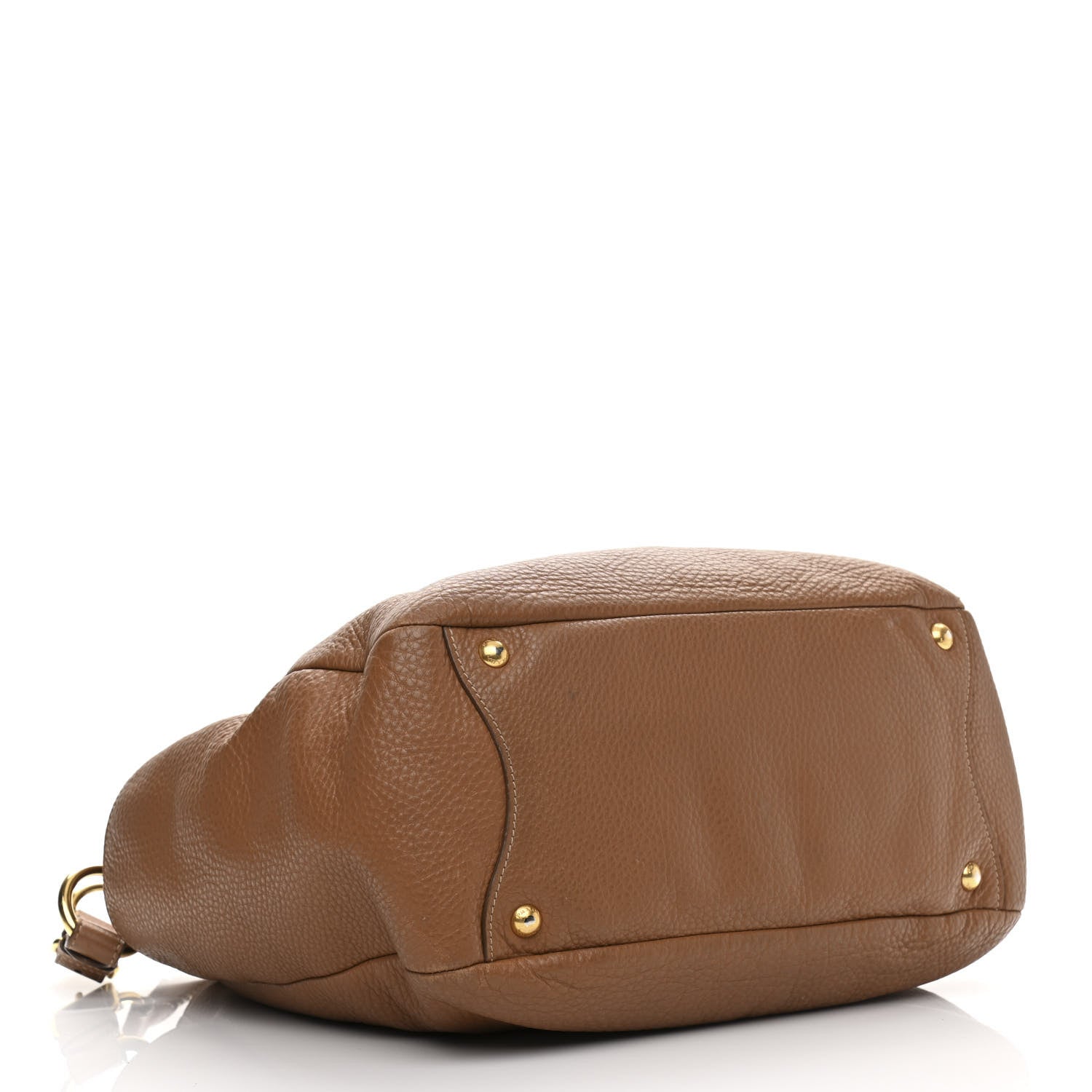 Prada Vitello Daino Side Pocket Hobo Cuoio 4 of 21