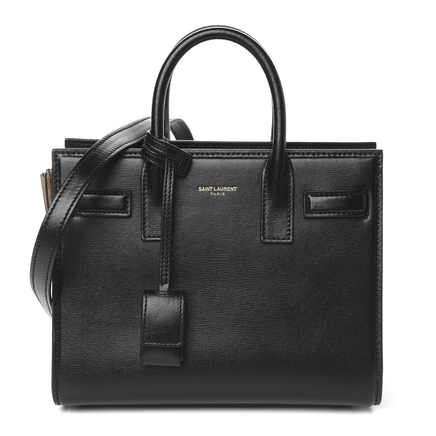Calfskin Nano Sac De Jour Black