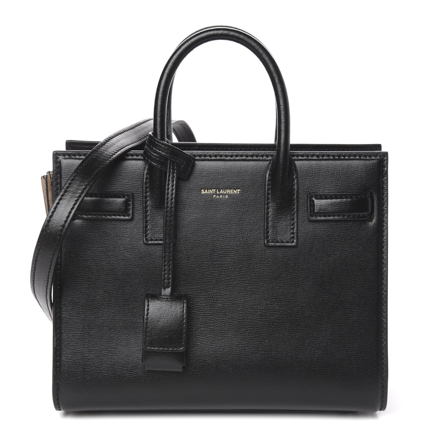 Saint Laurent Calfskin Nano Sac De Jour Black 1 of 10