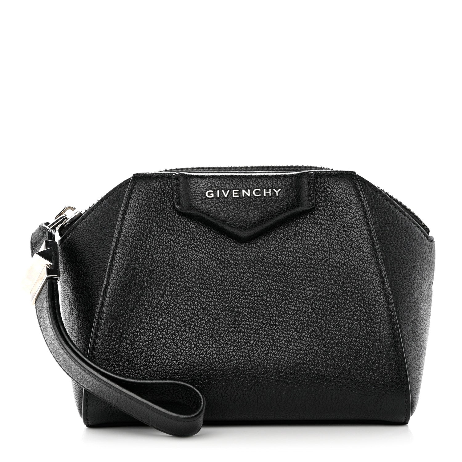 Givenchy Sugar Goatskin Small Antigona Beauty Wristlet Black 1 of 7