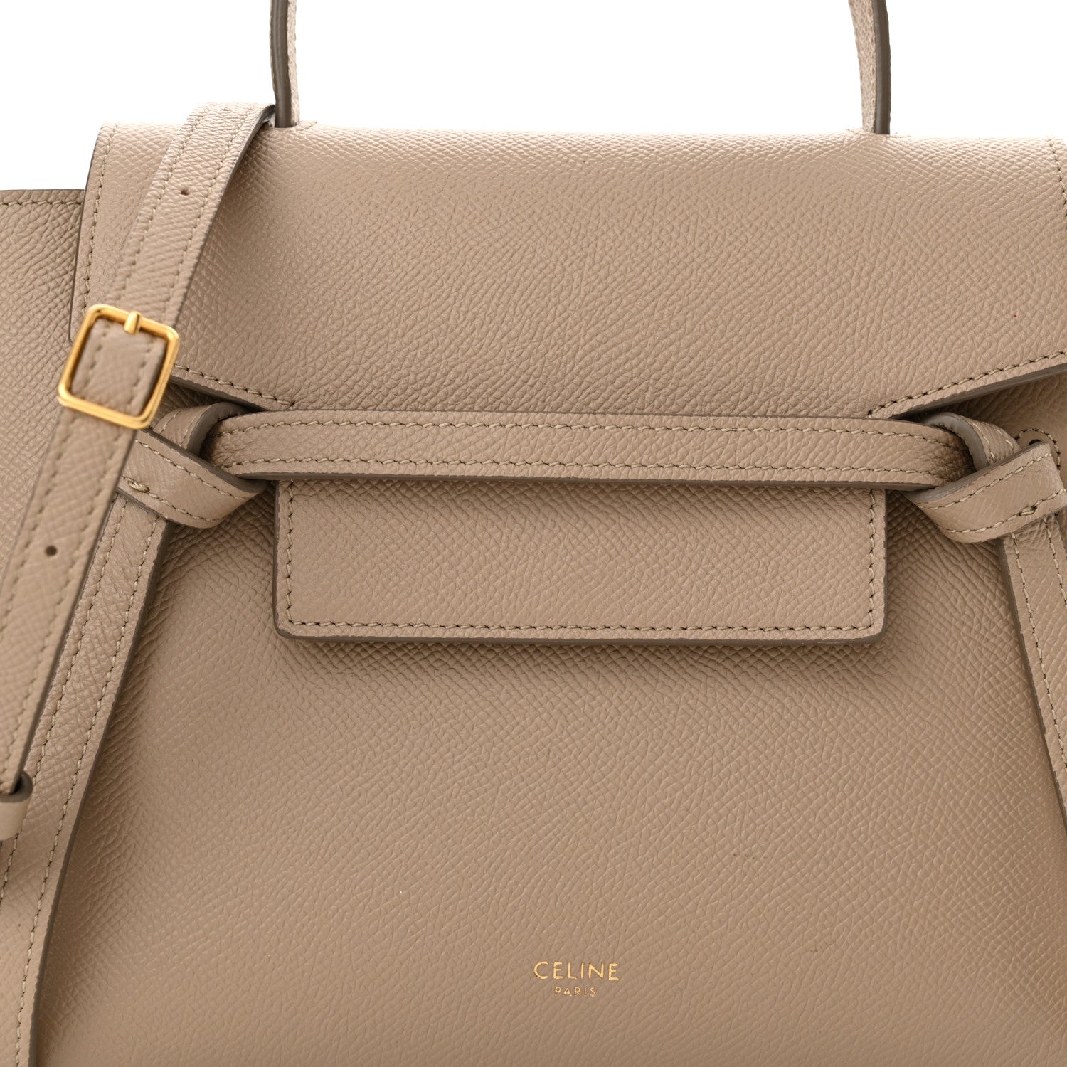 Celine Grained Calfskin Nano Belt Bag Light Taupe 8 of 10