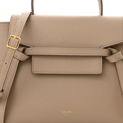 Celine Grained Calfskin Nano Belt Bag Light Taupe 8 of 10