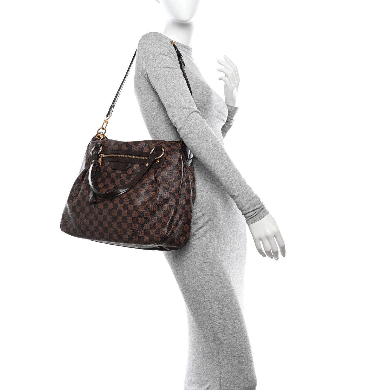Louis Vuitton Damier Ebene Evora GM 2 of 11