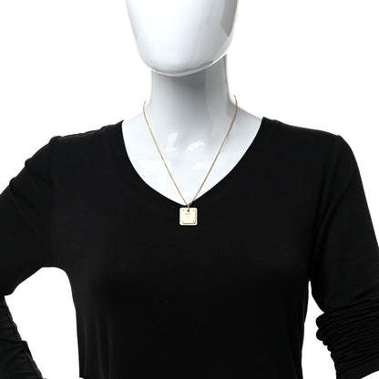 Hermes Gold Plated Swift As De Coeur Necklace Nata 2 of 6