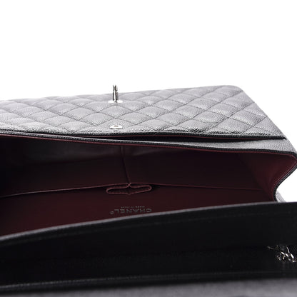 Chanel Caviar Quilted Maxi Double Flap Black 6 of 12