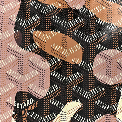 Goyard Goyardine Saint Louis Lettres Camouflage PM Black Pink Multicolor 10 of 12