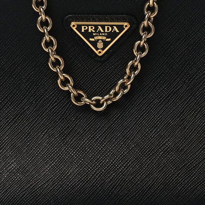 Prada Saffiano Lux Re-Edition 2005 Shoulder Bag Black 7 of 9