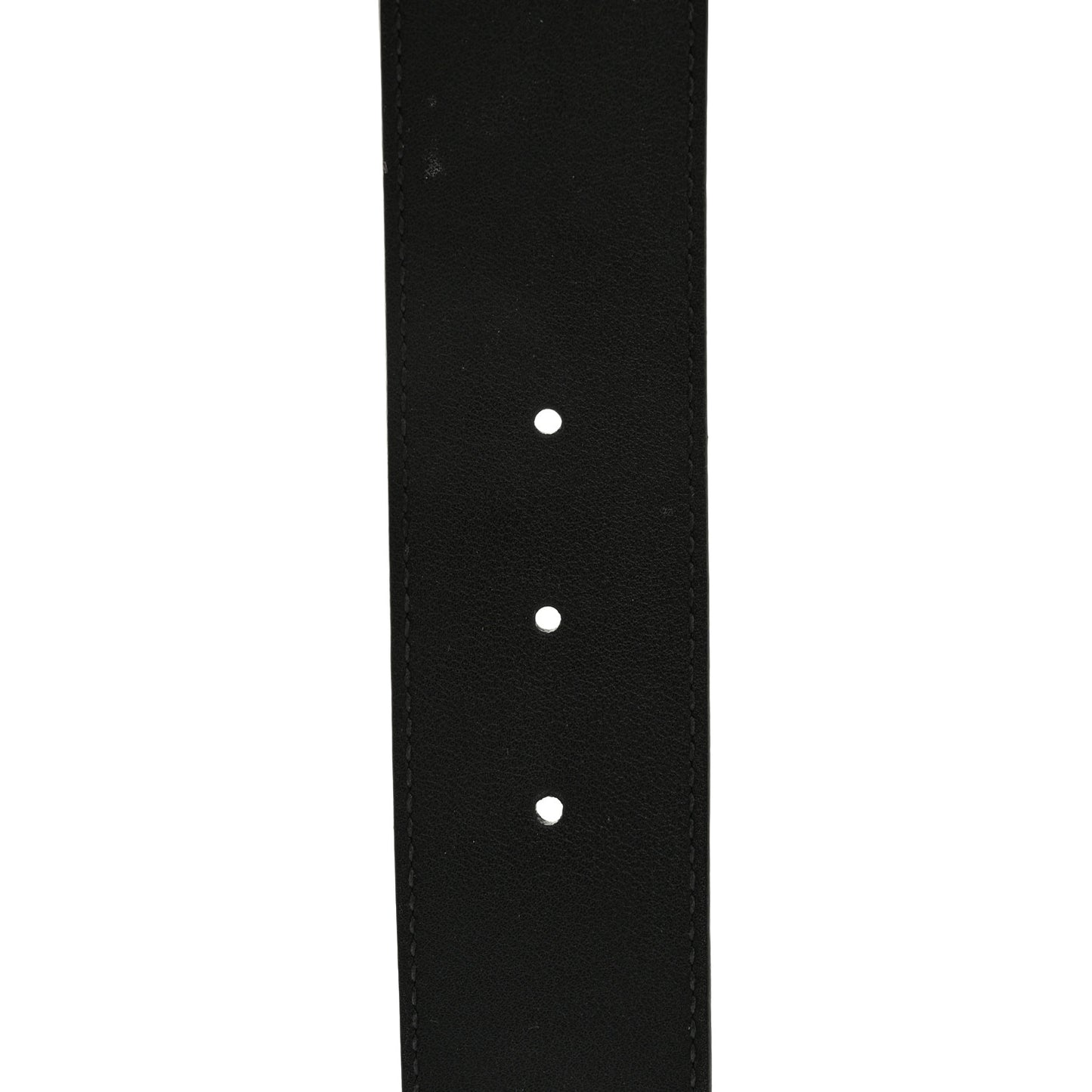 Patent Rubber Game Patch Logo Belt Bag 95 38 Black
