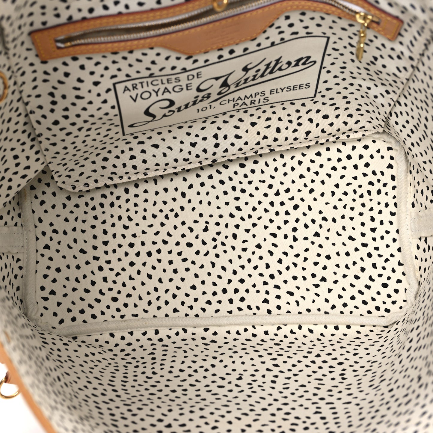 Monogram Kusama Waves Neverfull MM White