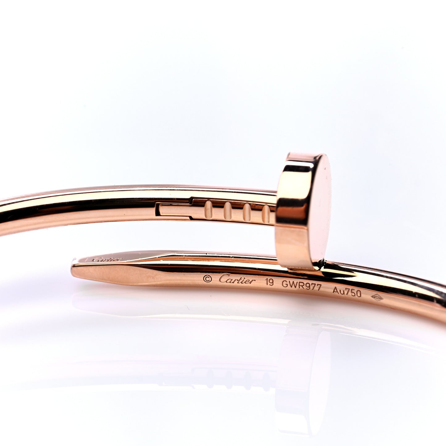 18K Pink Gold Juste Un Clou Bracelet 19
