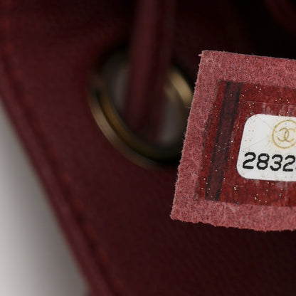 Chanel Caviar Quilted Business Affinity Backpack Burgundy 7 of 11