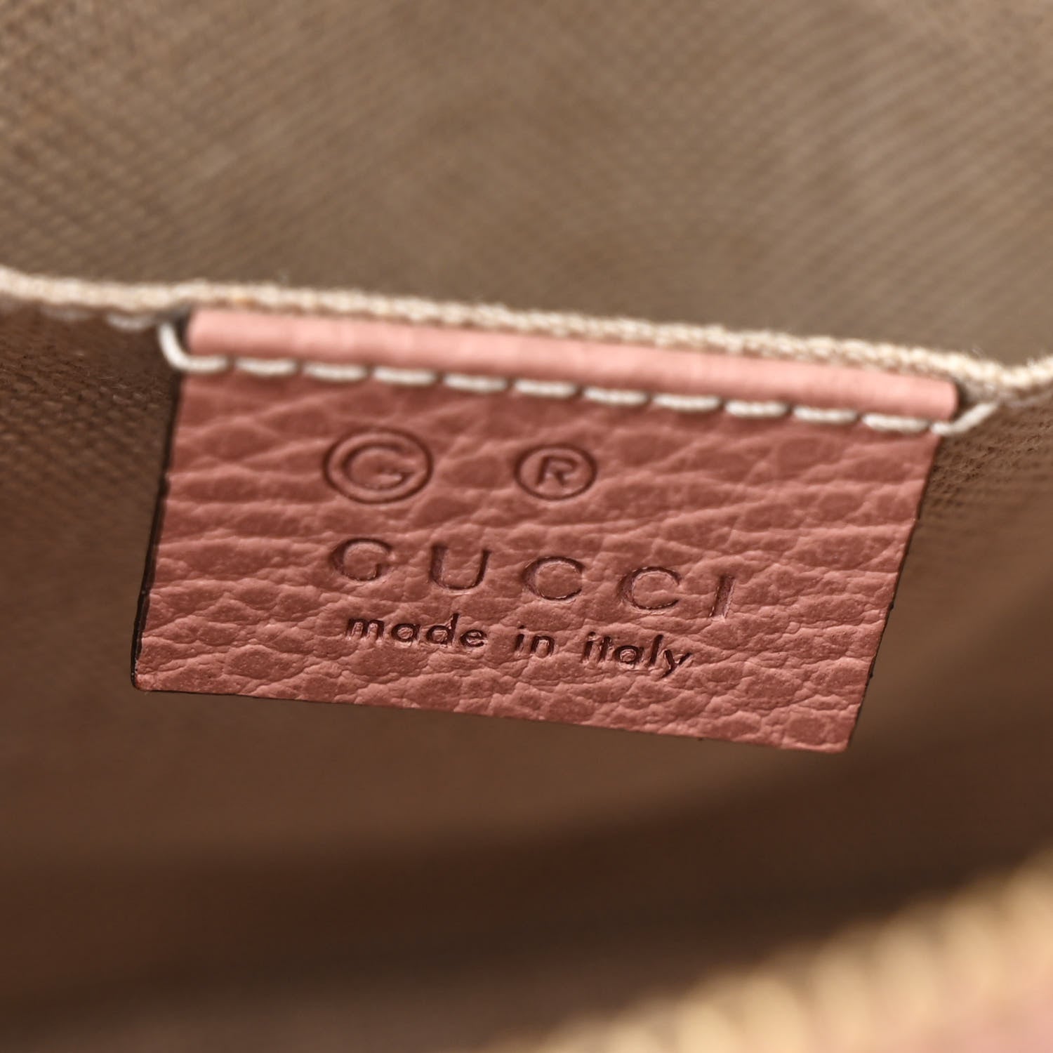 Gucci Monogram Mini Bree Messenger Bag Beige Soft Pink 6 of 10