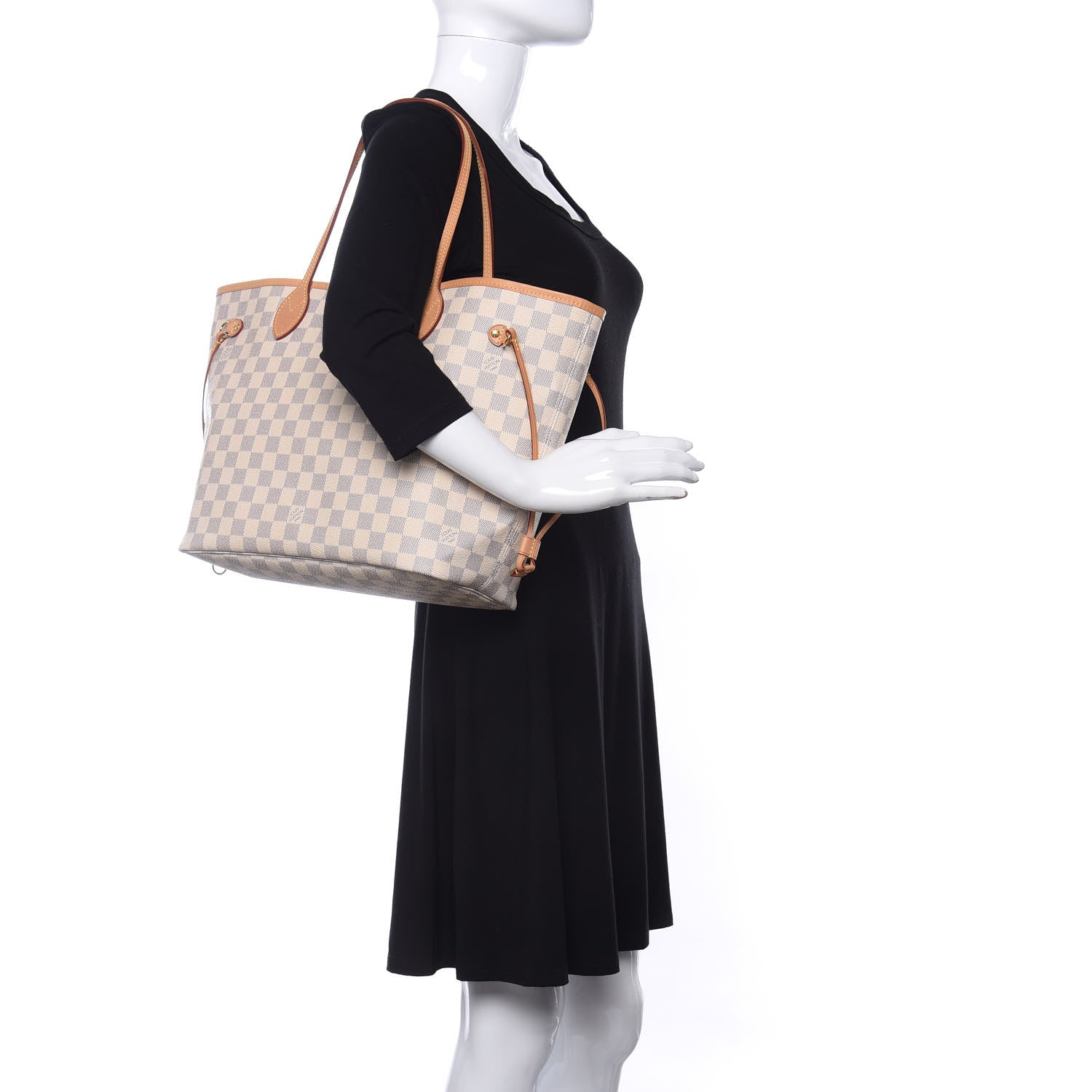 Louis Vuitton Damier Azur Neo Neverfull MM 2 of 10