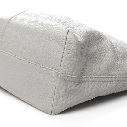 Bottega Veneta Cervo Deerskin Shopping Tote Light Grey 8 of 11