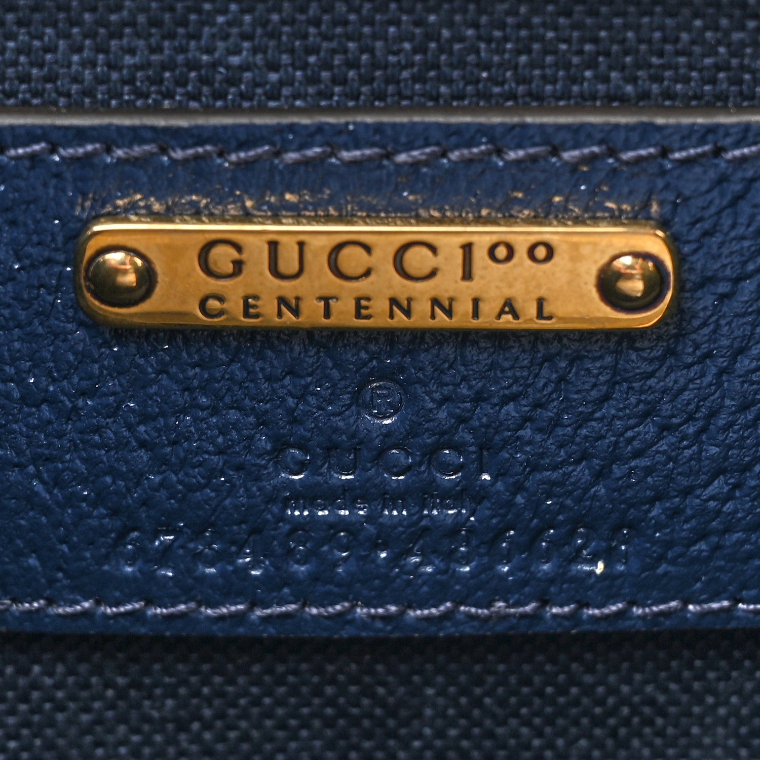 Gucci Calfskin Kaleidoscope Medium Bamboo 1947 Top Handle Bag Blue Orange Multicolor Blue Agata 7 of 9