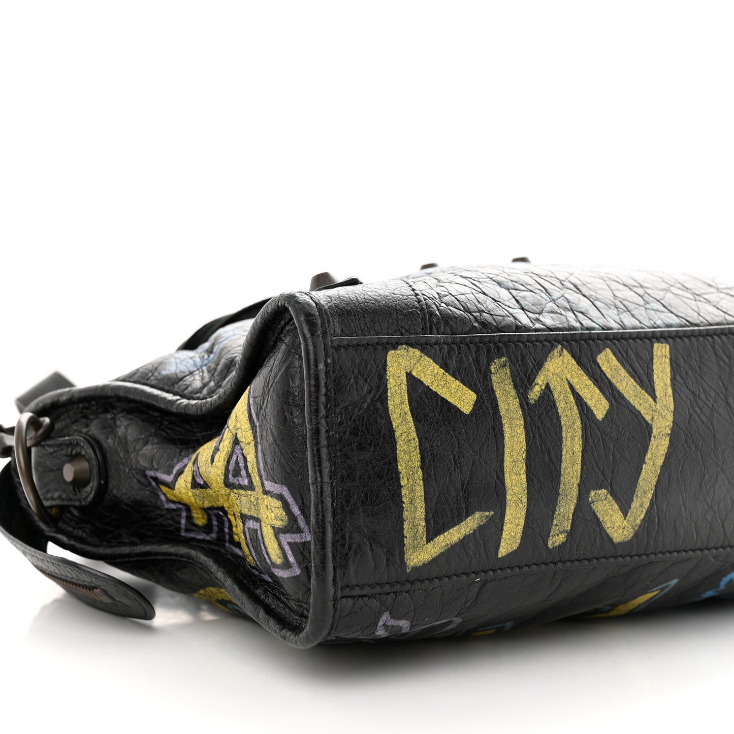 Agneau Graffiti All Over Classic Hardware S City Black Multicolor