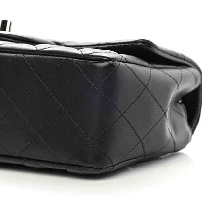 Chanel Lambskin Quilted Mini Rectangular Flap Black 10 of 16