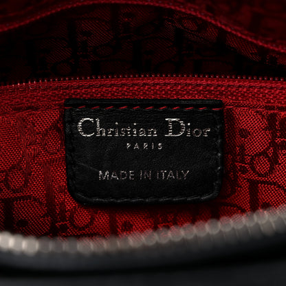 Christian Dior Lambskin Cannage Medium Lady Dior Black 6 of 18