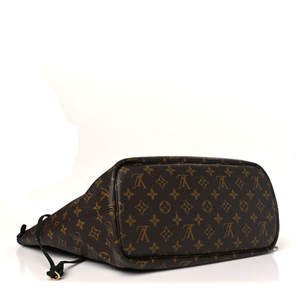 Louis Vuitton Monogram Calfskin Neo Neverfull Inside Out MM Black 7 of 16