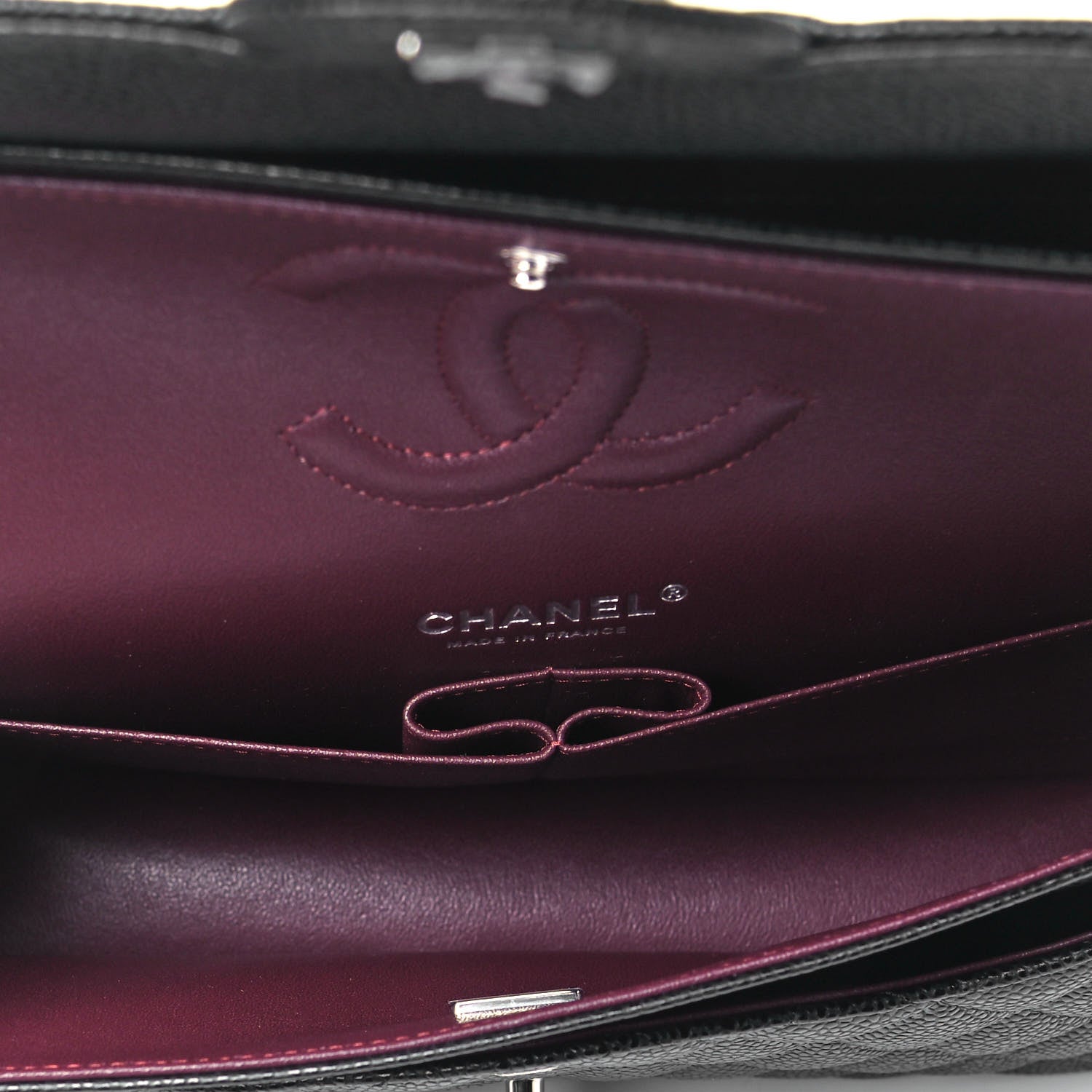 Chanel Caviar Quilted Medium Double Flap Black 4 of 8