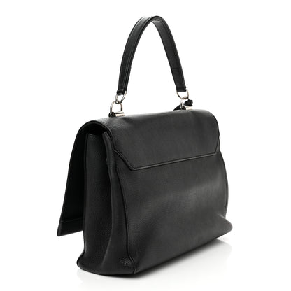 Louis Vuitton Soft Calfskin Lockme II Top Handle Black 3 of 11