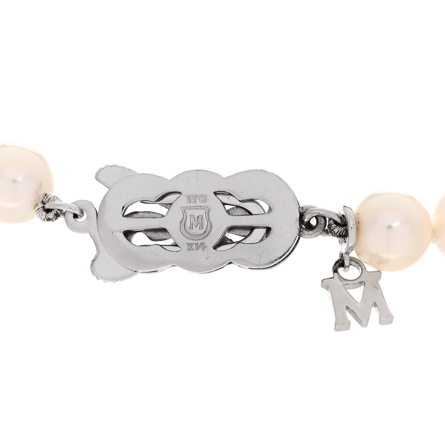 Mikimoto 14K White Gold Akoya Cultured Pearl 6.5-7mm Strand Bracelet 3 of 4