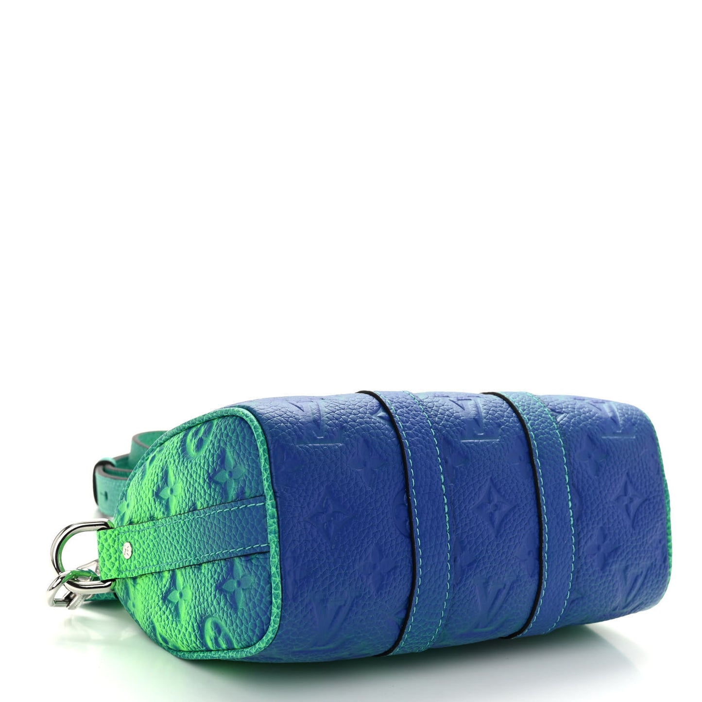 Taurillon Illusion Keepall XS Bleu Vert