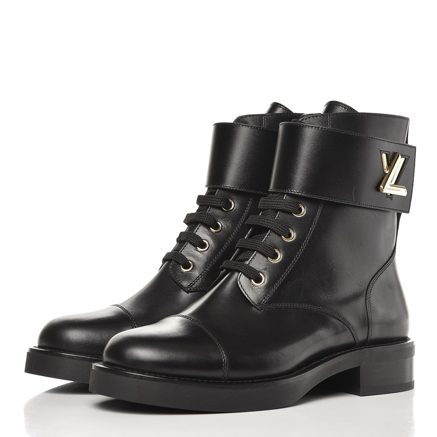 Calfskin Wonderland Ranger Boots 36 Black