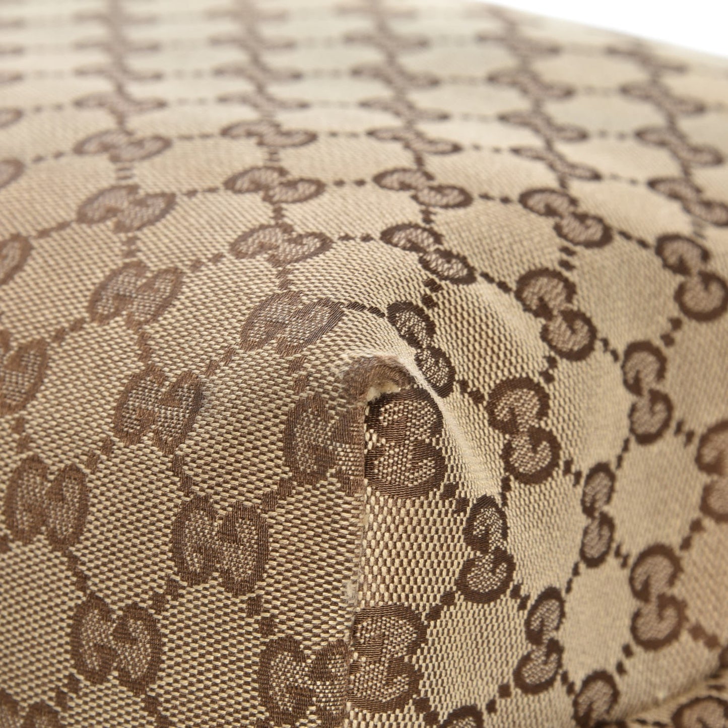 Monogram Web Medium Flat Messenger Bag Brown