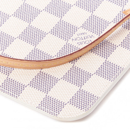 Louis Vuitton Damier Azur Neverfull MM GM Pochette 4 of 8