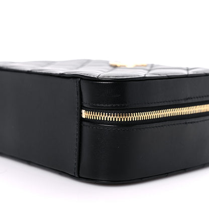 Chanel Lambskin Quilted Top Handle Small Vanity Case Black 8 of 9