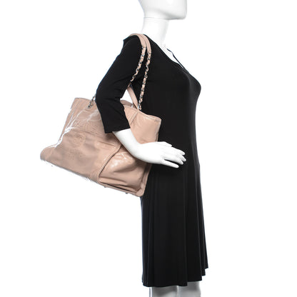 Chanel Glazed Calfskin Large Deauville Tote Light Pink 2 of 12