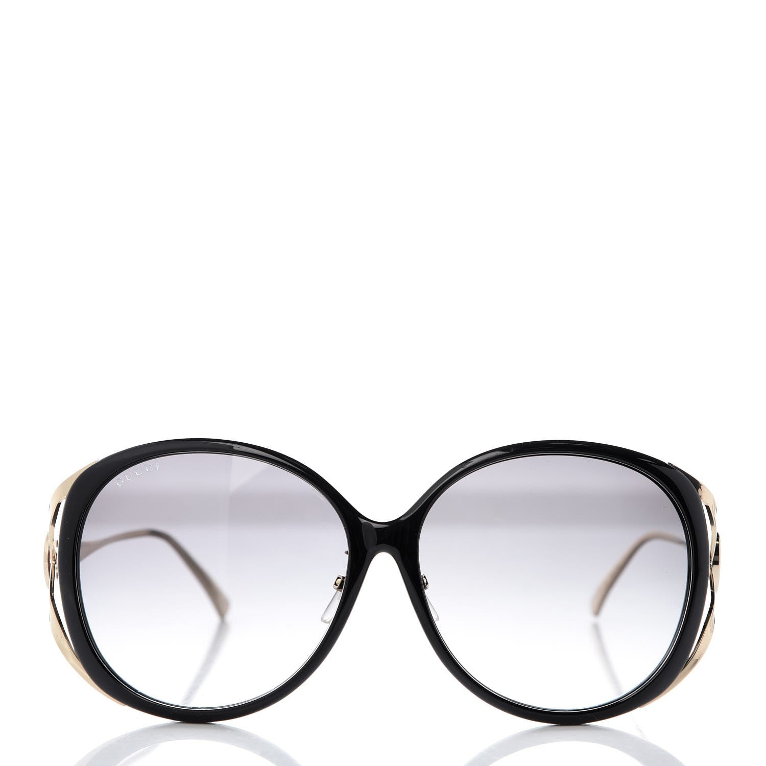 Gucci Round Frame Injected GG0226SK Sunglasses Black 2 of 9