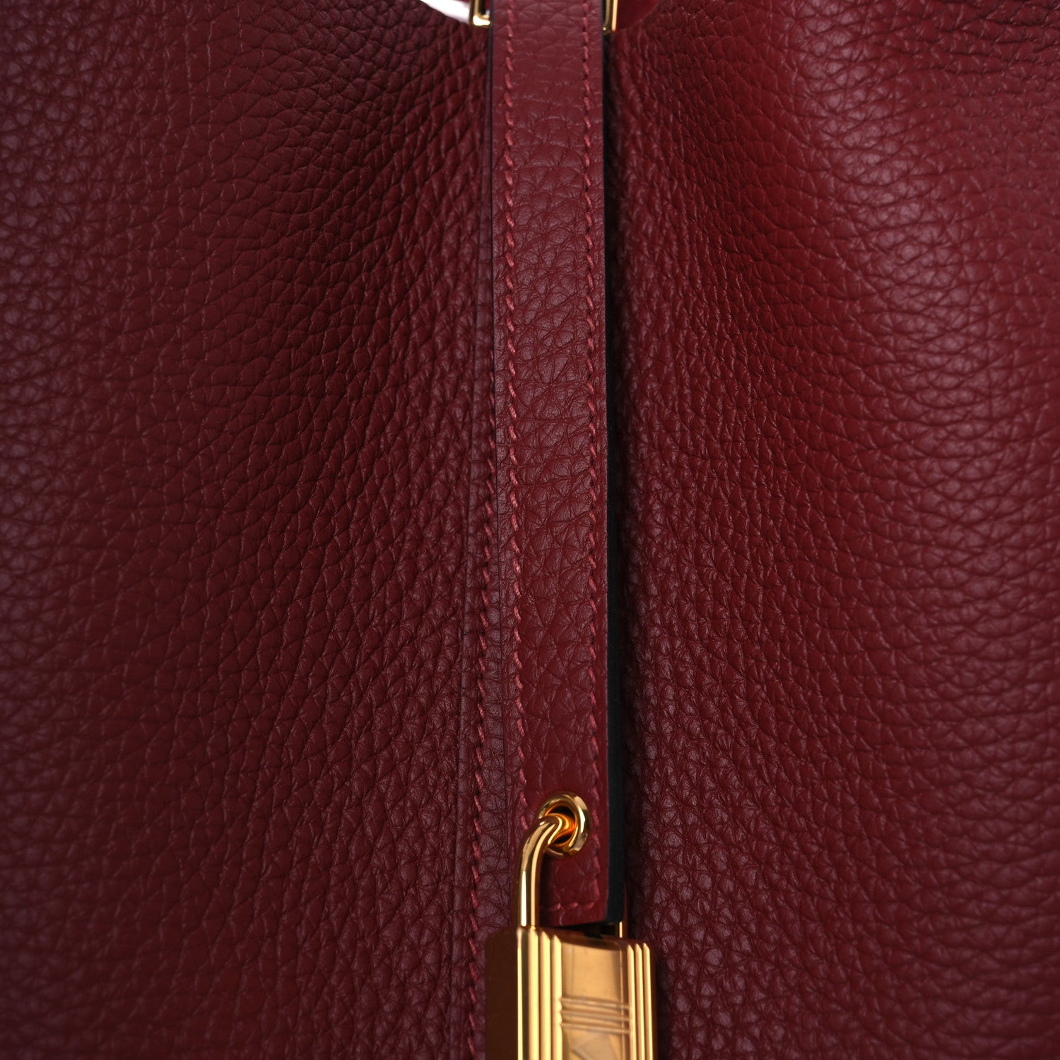Hermes Taurillon Clemence Picotin Lock 22 MM Rouge H 8 of 12