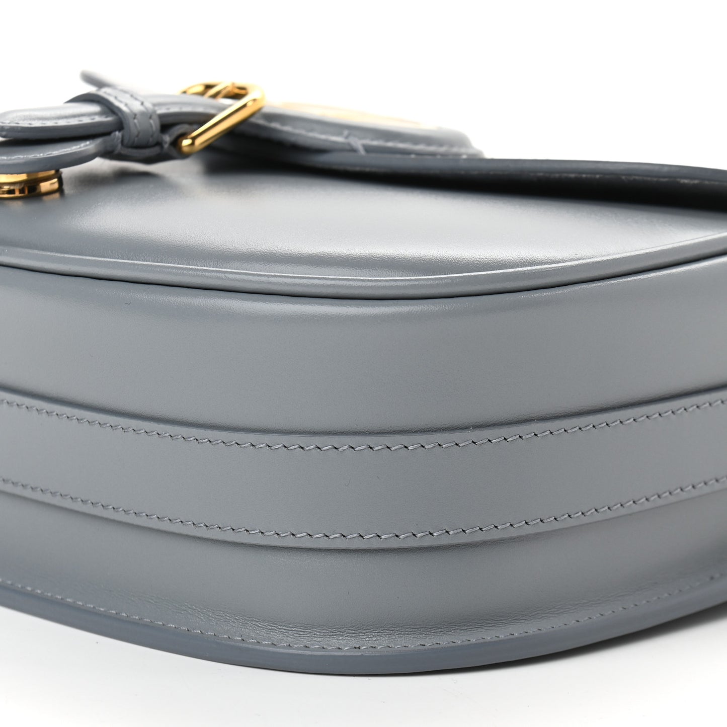 Box Calfskin Medium Bobby Flap Gray