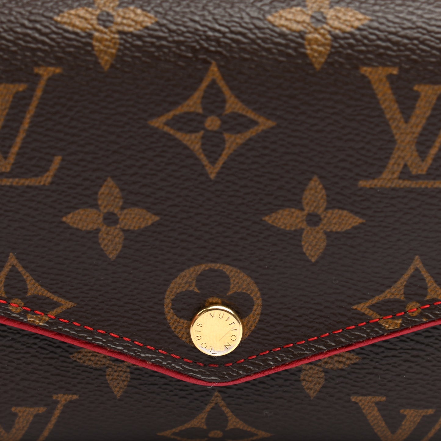 Monogram Sarah Retiro Wallet Cherry