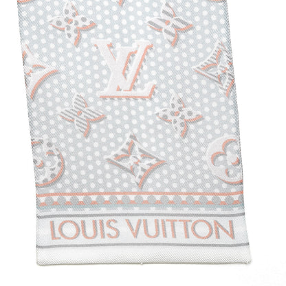 Louis Vuitton Silk Monodots Bandeau Light Blue 4 of 6