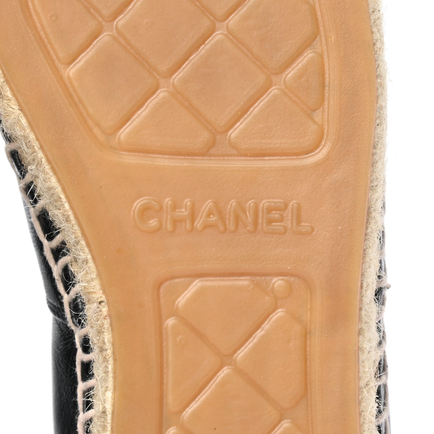 Chanel Lambskin CC Espadrilles 35 Black 7 of 10