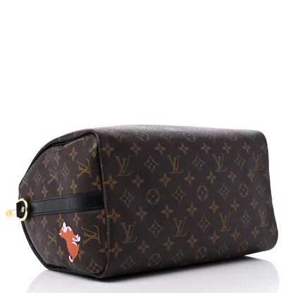 Louis Vuitton Monogram My World Tour Speedy Bandouliere 30 Black 3 of 12
