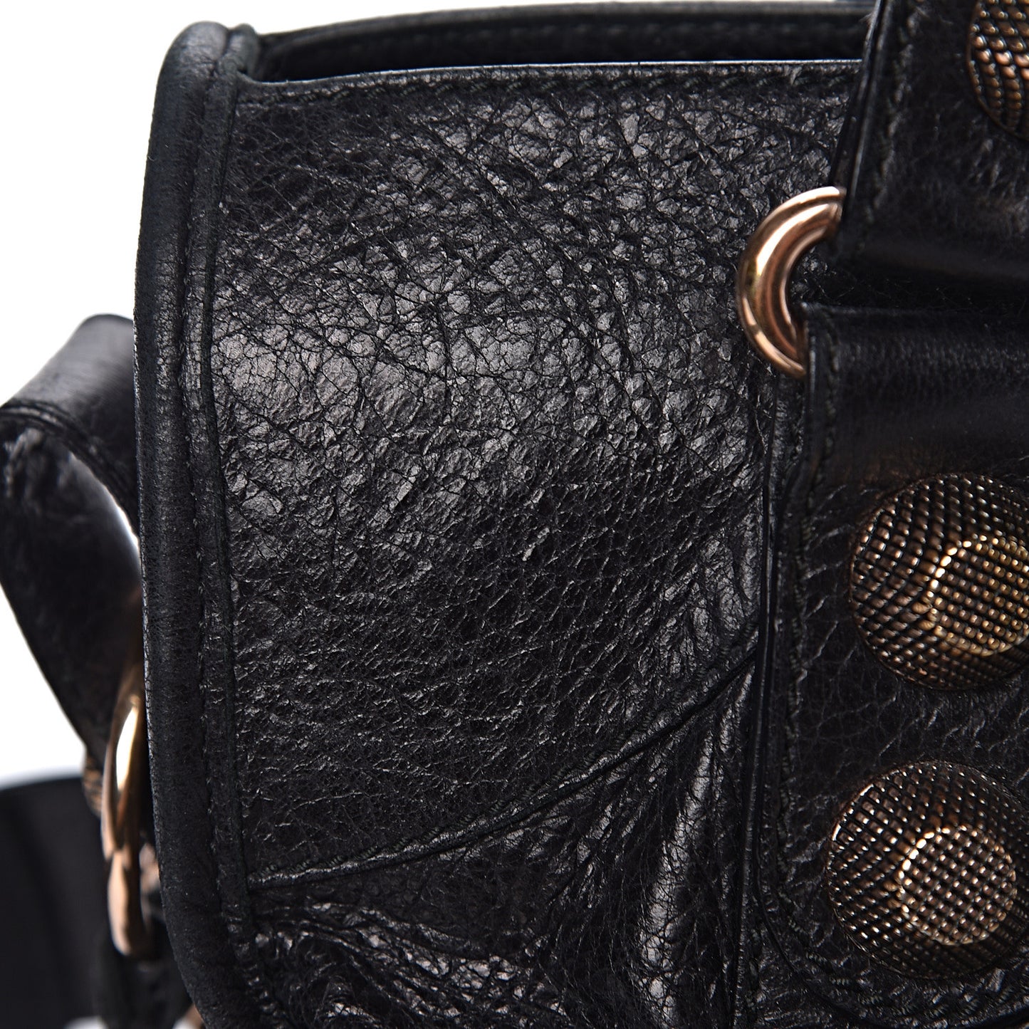 Agneau Giant 21 Rose Gold Hardware City Black