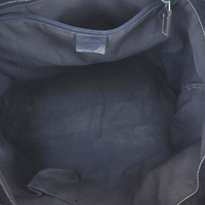 Gucci Coated Canvas Monogram Tote Navy 10 of 12