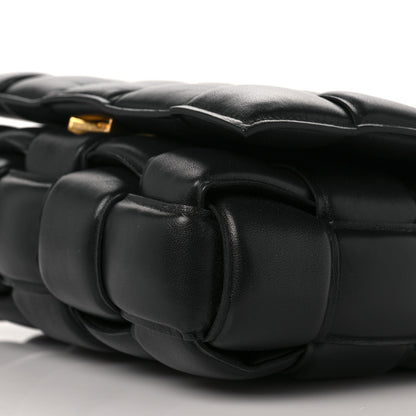 Bottega Veneta Lambskin Maxi Intreccio Padded Chain Cassette Crossbody Bag Black 8 of 8
