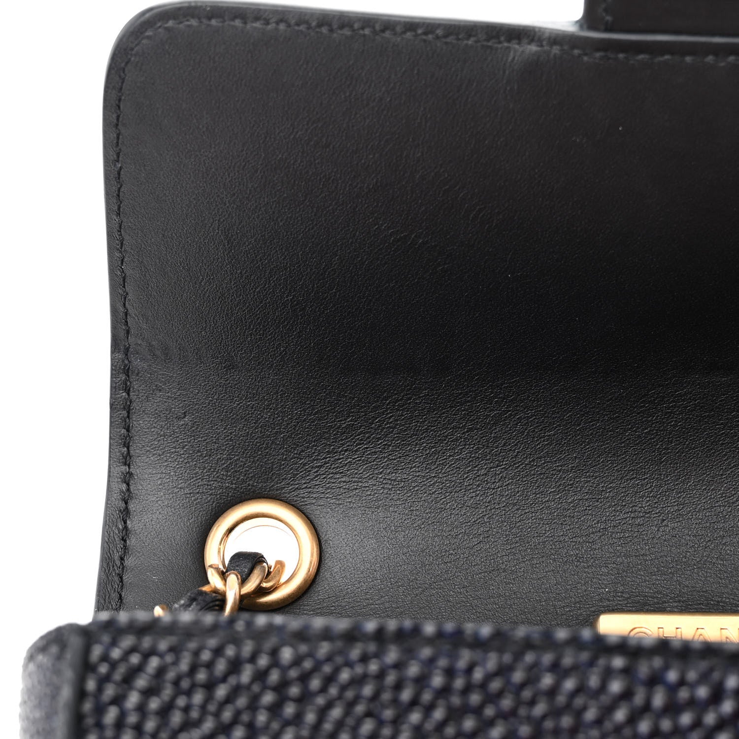Chanel Galuchat Stingray Mini Flap Black 15 of 15