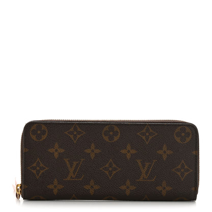 Louis Vuitton Monogram Clemence Wallet Rose Ballerine 1 of 11