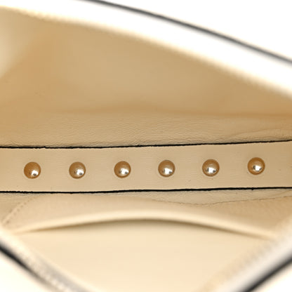 Valentino Garavani Grainy Calfskin Mini Rockstud Hobo Ivory 5 of 11