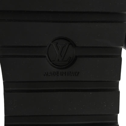 Louis Vuitton Nylon Monogram Womens Pool Pillow Comfort Mules 39 Navy Blue 8 of 9