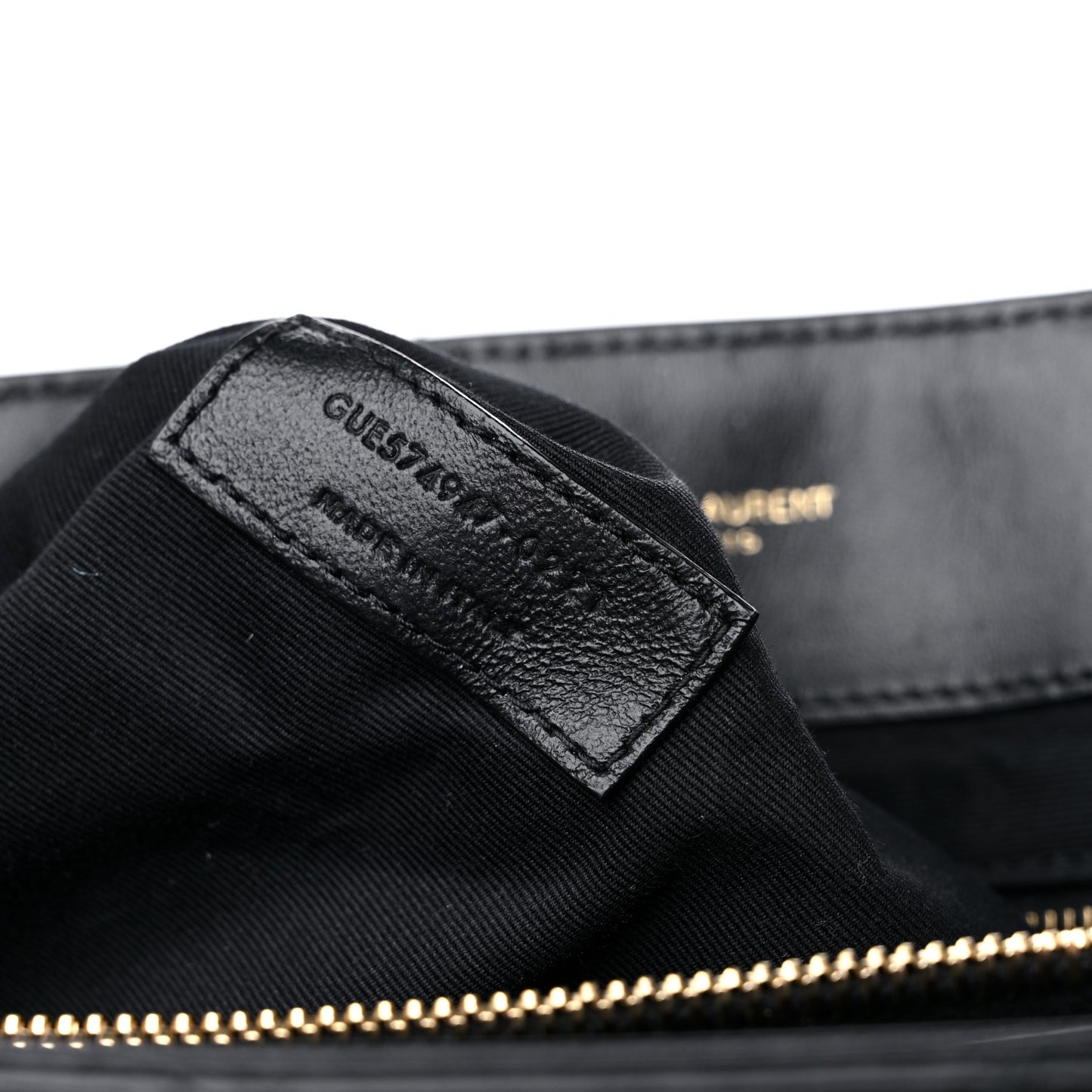 Calfskin Y Quilted Monogram Large Loulou Chain Satchel Black