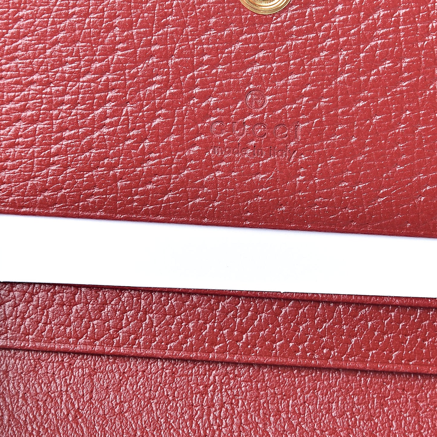 GG Supreme Monogram Tian Card Case Beige Multicolor Red