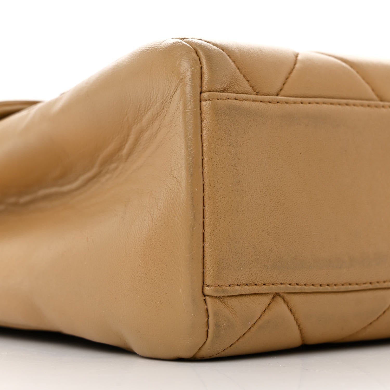 Chanel Lambskin Quilted Small Single Flap Beige 10 of 14