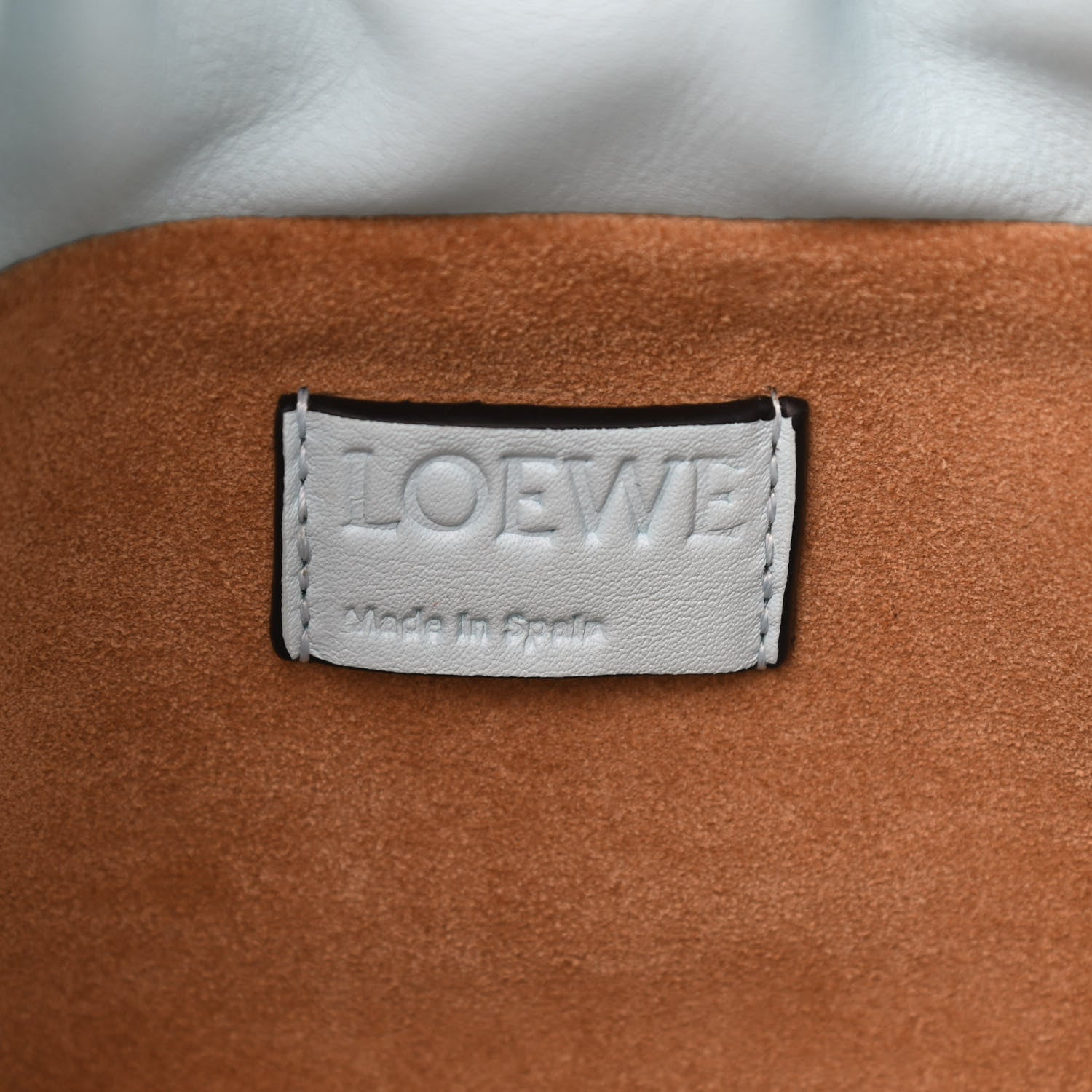 Loewe Calfskin Flamenco Knot Bag Crystal Blue 6 of 9